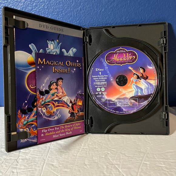 Disney Aladdin (2-Disc Platinum/Special Edition DVD with Slip Cover) - Picture 7 of 9